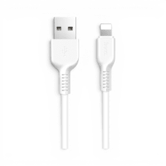Cable Hoco X20 Flash USB-A a Lightning 2A 102 Hilos Cobre Carga y Datos 1 Metro Negro