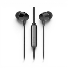 Audífonos con Cable HP DHE-7000 In Ear Jack 3.5mm Stereo Deep Bass con Micrófono Negros