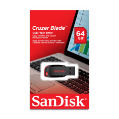 Pendrive SanDisk Cruzer Blade 64GB USB 2.0 Modelo SDCZ50-064G-B35