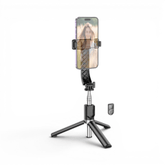 Bastón Selfie Hoco K20 Prior Bluetooth 4.2 con Trípode Plegable para Live y Selfie Negro