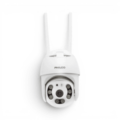 Cámara de Seguridad Exterior Philco W4120 IP WiFi PTZ 1080p Full HD 2MP H265 IP66 360°