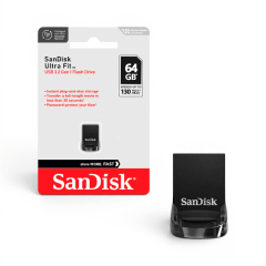NOMBRE: Pendrive SanDisk Ultra Fit 64GB USB 3.2 Gen 1 USB-A Modelo SDCZ430-064G-G46