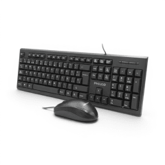 Kit Teclado y Mouse Alámbrico Philco CK4500