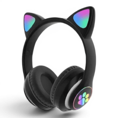 Audífonos Gamer Cat Gaming STN-28 Over Ear Bluetooth 5.0 LED IPX5