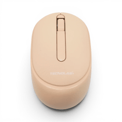 Mouse Tecnolab TL582PK Inalámbrico Dual Bluetooth y 2.4GHz 1000 DPI 3 Botones Rosado