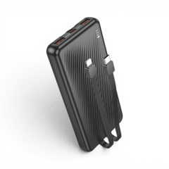Power Bank Borofone BJ57 Graceful 10000mAh 22.5W + PD 20W con Cables USB-C y Lightning