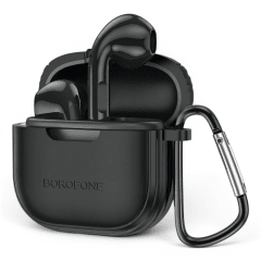 Audífonos Borofone BW29 True Wireless Bluetooth 5.3 Sin Gomitas Negro