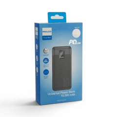 Powerbank Philco PBK25-10K 10000mAh PD 22.5W Pantalla Digital
