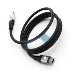 Cable Maxell Flexi Jelleez Magnetic USB-C a USB-C 60W Ultra-Fast Charge 1.2 Metros Negro