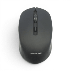 Mouse Tecnolab TL675BK Inalámbrico Dual 2.4GHz y Bluetooth Recargable USB-C Negro