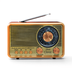 Radio Portátil Retro Mlab Classic 1940s 09469