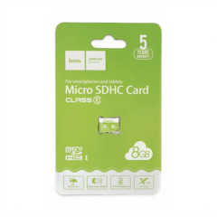 Tarjeta MicroSD Hoco 8GB Clase 10 UHS-I microSDHC