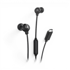 Audífonos con Cable Motorola Earbuds 3S USB-C In Ear Driver 9.4mm con Micrófono Negro