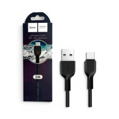 Cable Hoco X20 Flash Charging USB-A a USB-C 3A QC3.0