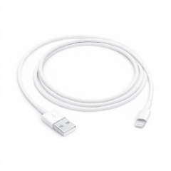 Cable Apple USB-A a Lightning 1 Metro Blanco iPhone iPad AirPods