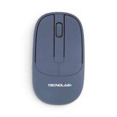 Mouse Tecnolab Inalámbrico Óptico 2.4GHz 1200 DPI Blue