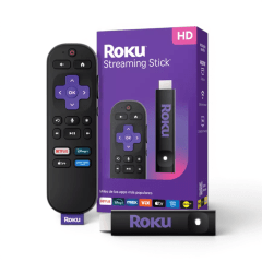 Roku Streaming Stick HD 2025 Full HD 1080p WiFi Dual Band con Control Remoto por Voz