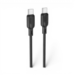 Cable Borofone BX113 Coolway USB-A a USB-C 3A Silicona Flexible Carga y Datos 2 Metros Negro