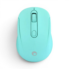 Mouse Óptico Inalámbrico Fiddler FD-223 Celeste