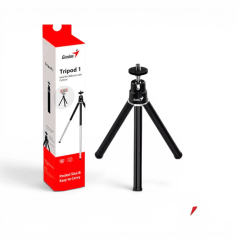 Trípode Genius Tripod 1 Metal Negro Universal