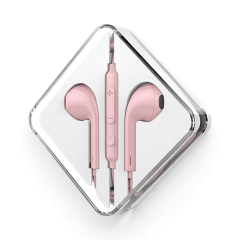 Audífonos con Cable Hoco M55 Memory Sound In EarAudífonos con Cable Hoco M55 Memory Sound In Ear Jack 3.5mm con Micrófono Rosado