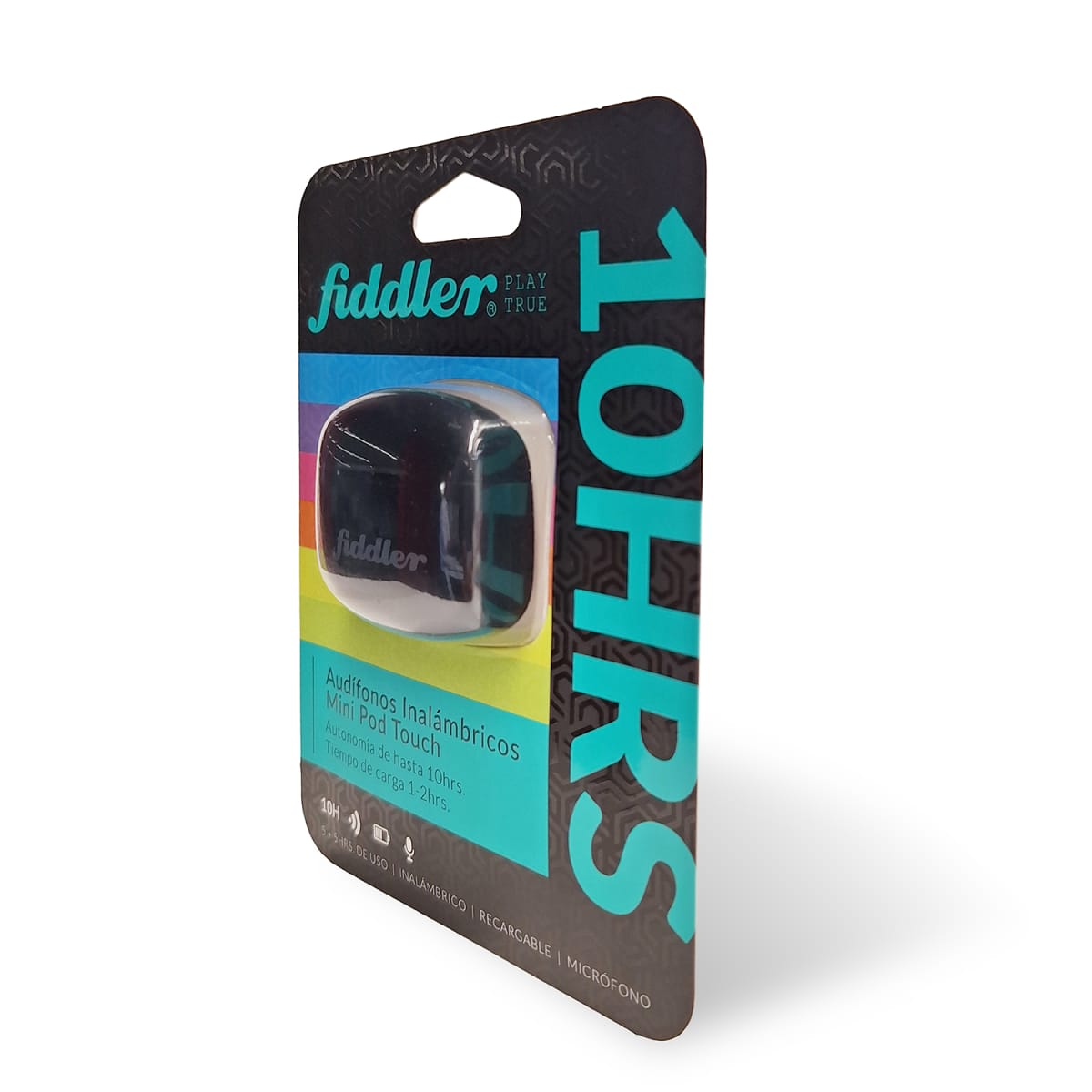 Audífonos Fiddler Colors True Wireless Bluetooth 5.3 5 Horas Negro4