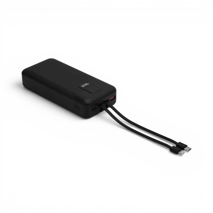 Power Bank Philco Universal PBK25-20K 20000mAh USB-C x2 USB-A PD 22.5W Pantalla Digital Negro5