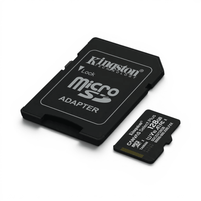 Tarjeta MicroSD Kingston Canvas Select Plus 128GB Clase 10 UHS-I A1 SDCS2/128GB con Adaptador SD2
