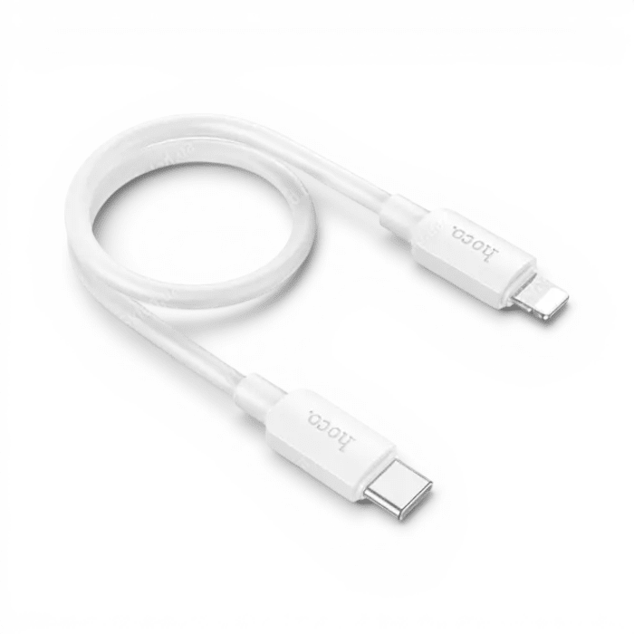 Cable Hoco X96 Paddy USB-C a Lightning 20W PD Nylon Trenzado Carga y Datos 25cm Negro2