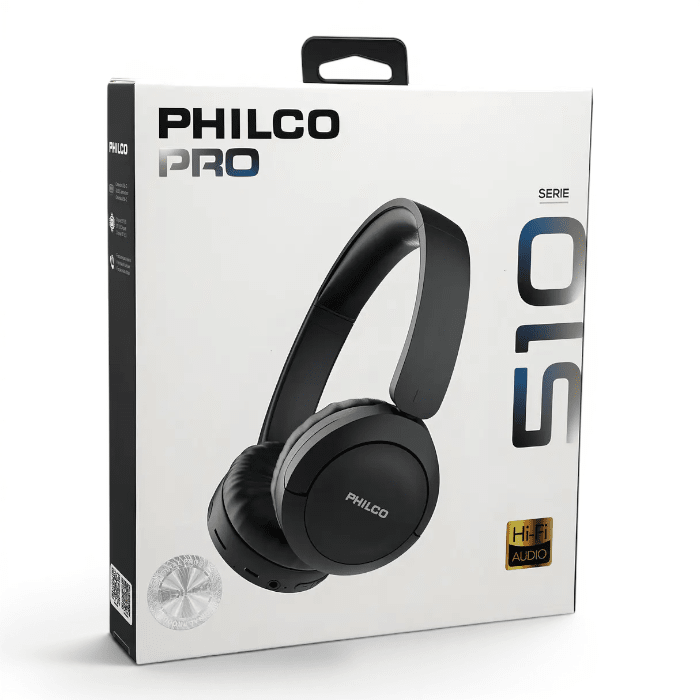 Audífonos Philco EL510 Over Ear Bluetooth Hi-Fi Negro5