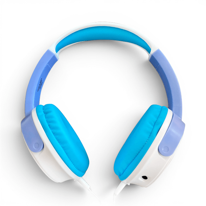 Audífonos Infantiles Disney Frozen On-Ear con Micrófono Desmontable Jack 3.5mm Blanco Celeste3