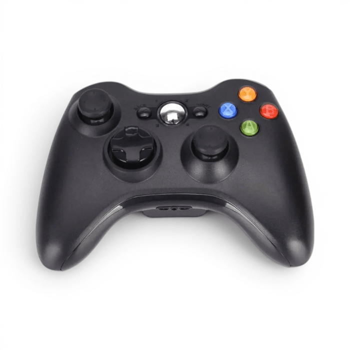 Joystick Tecnolab TL454 XPAD 360 USB con Vibración Puerto Auriculares Xbox 360 y PC Negro1