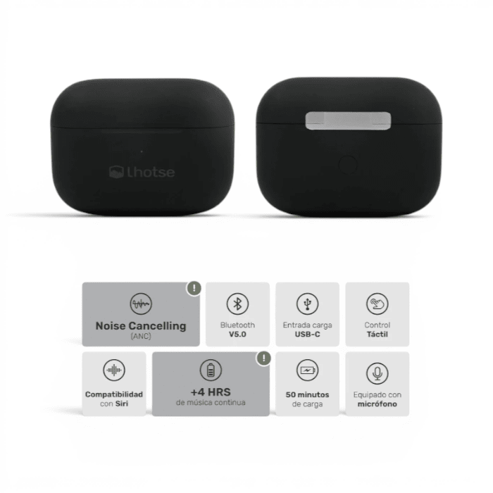 Audífonos Inalámbricos TWS Lhotse RM7 Pro Bluetooth V5.05