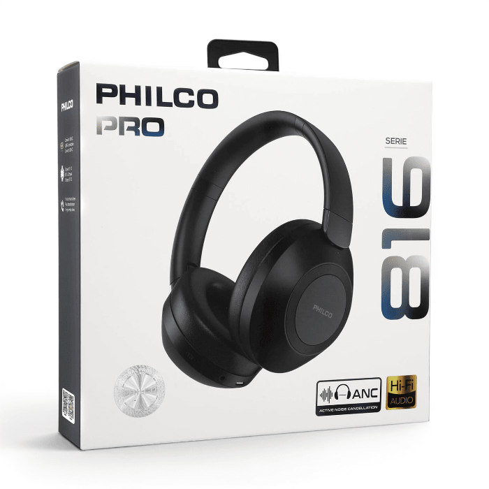 Audífonos Philco PM816 Over Ear Bluetooth 5.33