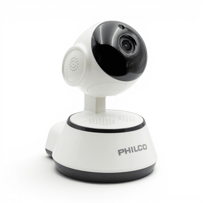 Cámara de Seguridad Interior Philco W3860 IP WiFi PTZ HD 720p Visión Nocturna Detección Movimiento1