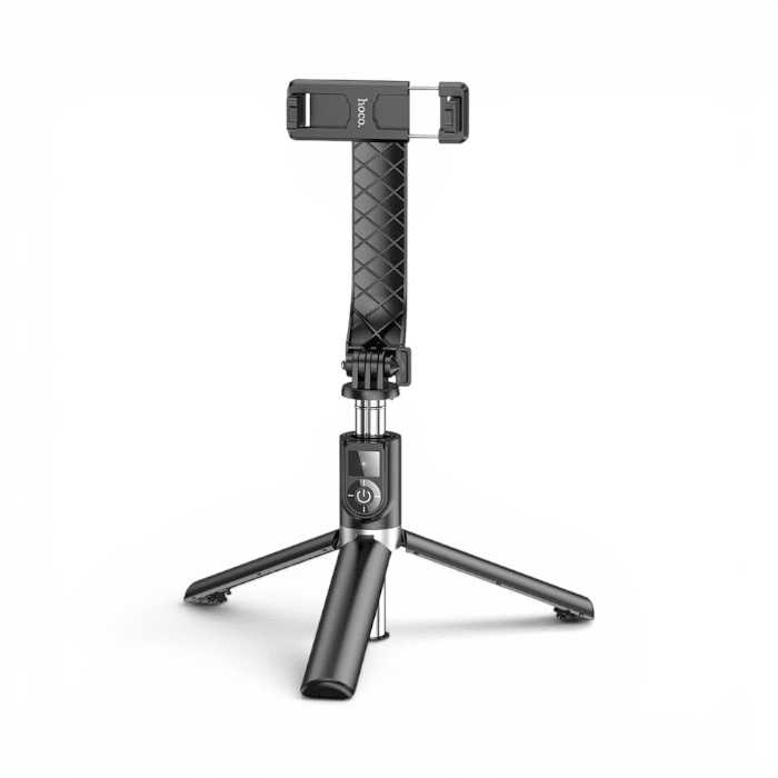 Bastón Selfie Hoco K20 Prior Bluetooth 4.2 con Trípode Plegable para Live y Selfie Negro1