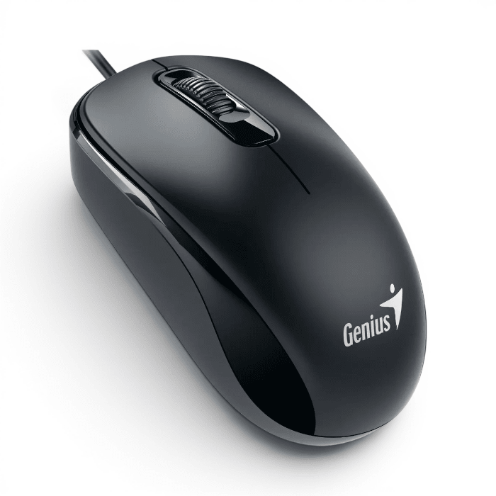 Mouse Genius DX-110 Alámbrico USB Óptico 1000 DPI 3 Botones Ambidiestro Negro1