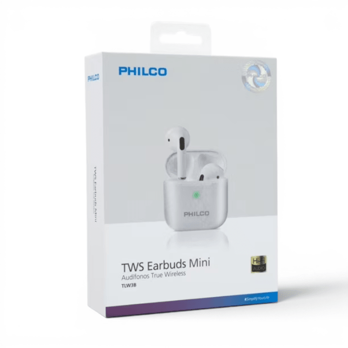 Audífonos Philco TLW3B Mini Twins True Wireless Bluetooth 5.02