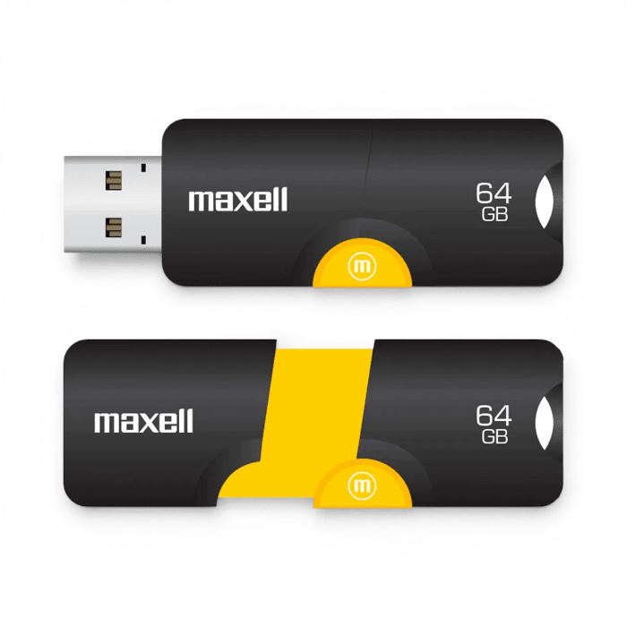 Pendrive Maxell USB Flix 3.0 64GB USB 3.0 Diseño Retráctil2