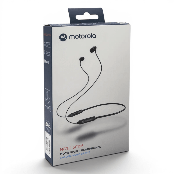 Audífonos Deportivos Motorola SP106 Bluetooth In Ear IPX5 Negro1