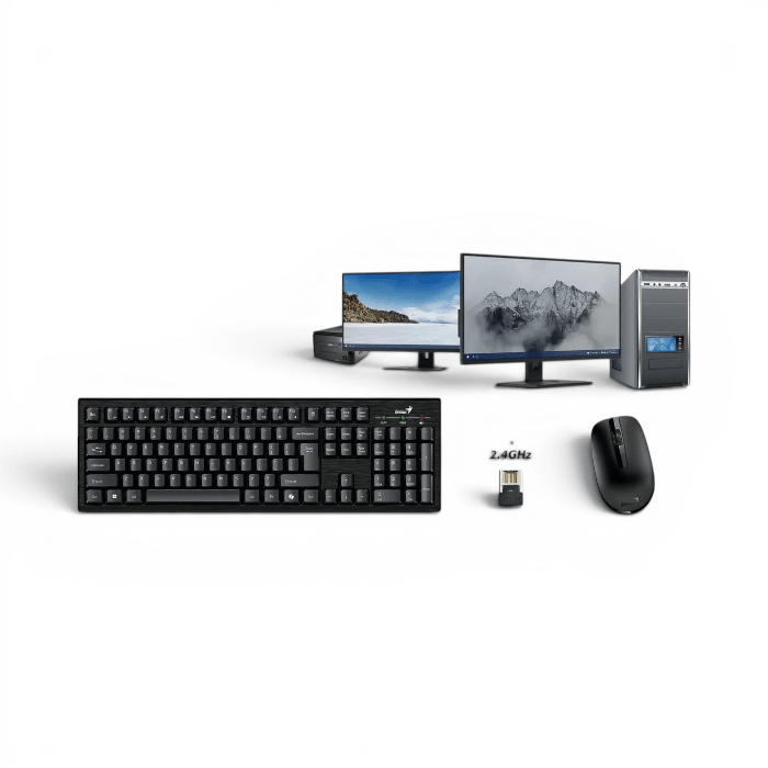 Kit Teclado y Mouse Inalámbrico Genius KM-81013
