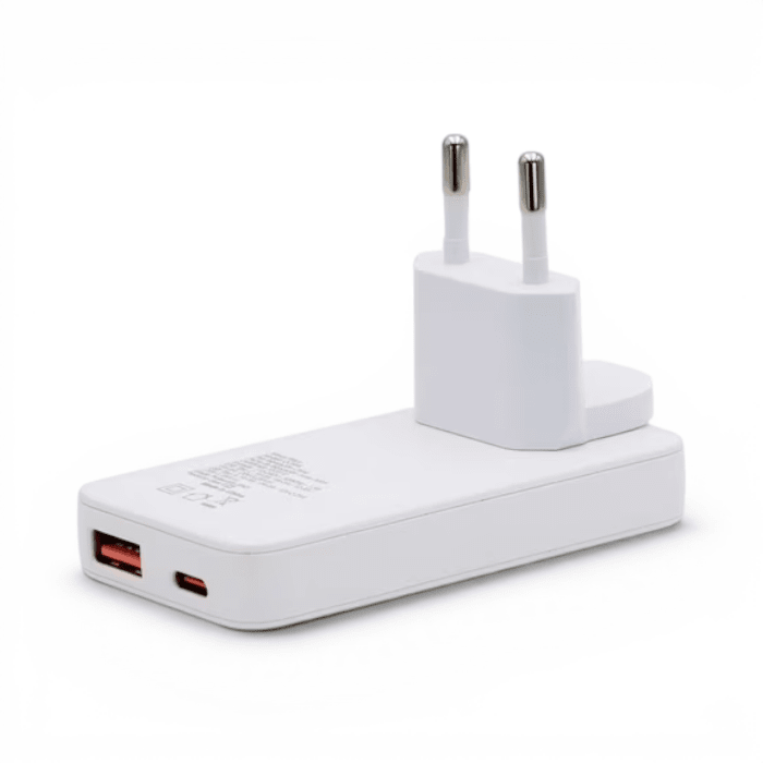 Cargador Philco UltraSlim 65W Plano con Cable USB-C Blanco2