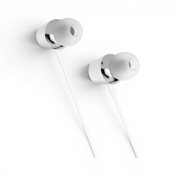 Audífonos con Cable HP DHE-7000 In Ear Jack 3.5mm Stereo Deep Bass con Micrófono Blanco3
