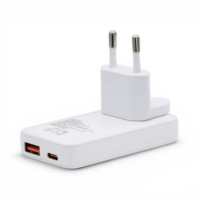 Cargador Philco UtraSlim 45W Plano con Cable Blanco2