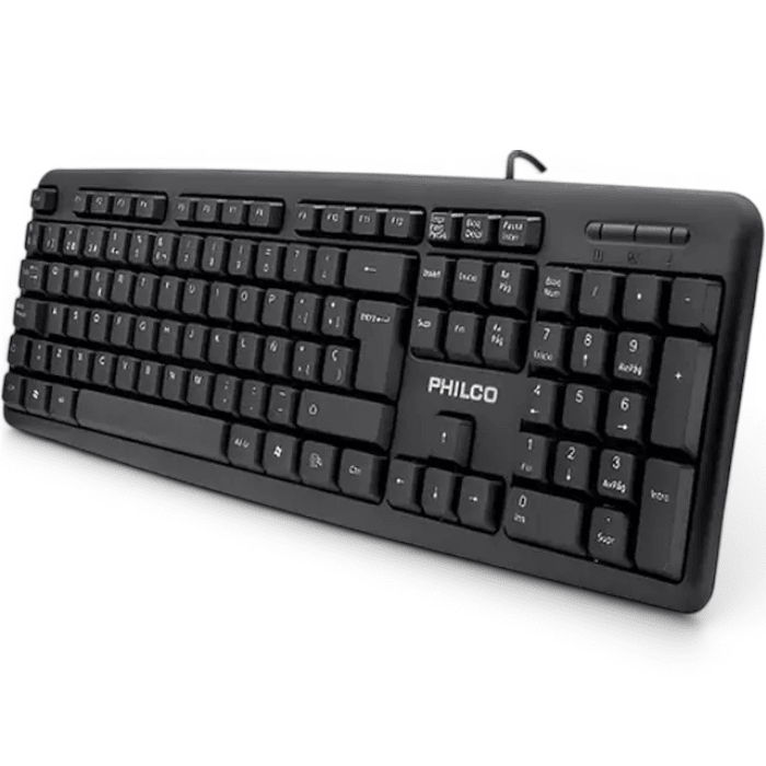 Teclado Alámbrico Philco K51UP USB Estándar1