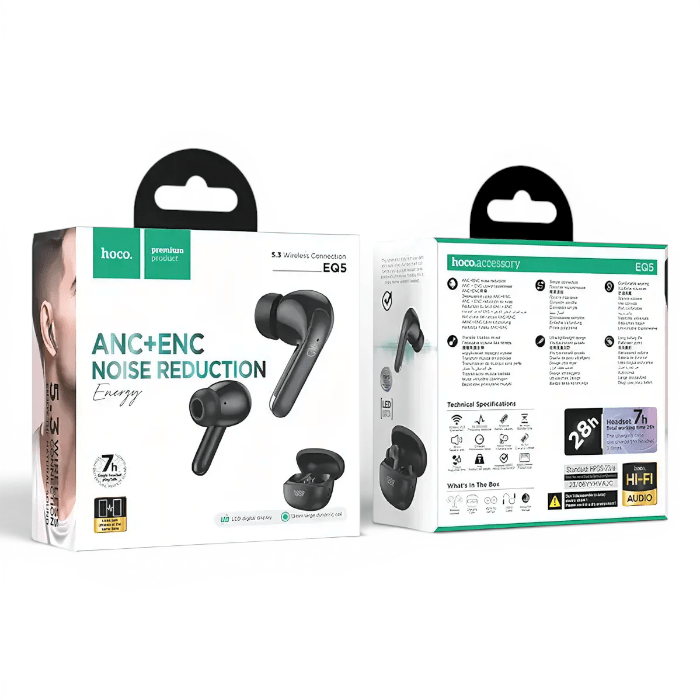 Audífonos Hoco EQ5 Energy True Wireless ANC ENC Bluetooth 5.34
