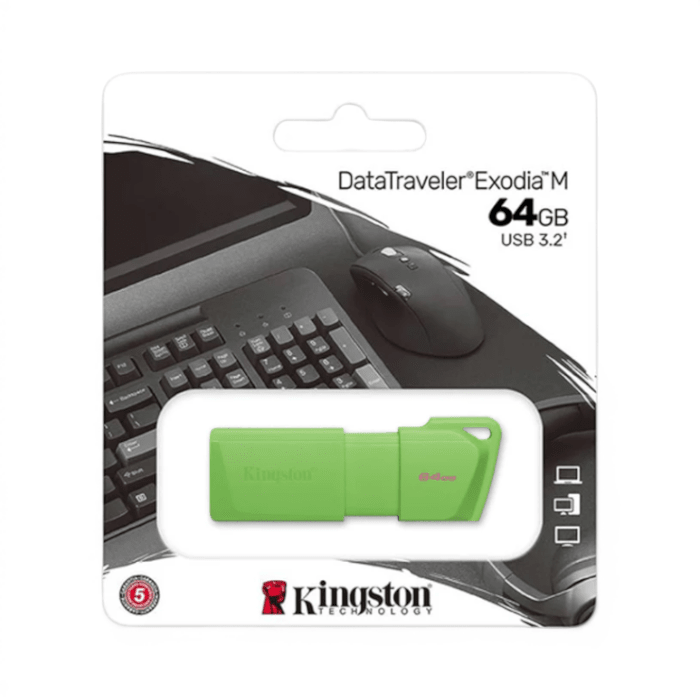 Pendrive Kingston DataTraveler Exodia M 64GB USB 3.2 Gen 1 - 2 colores2