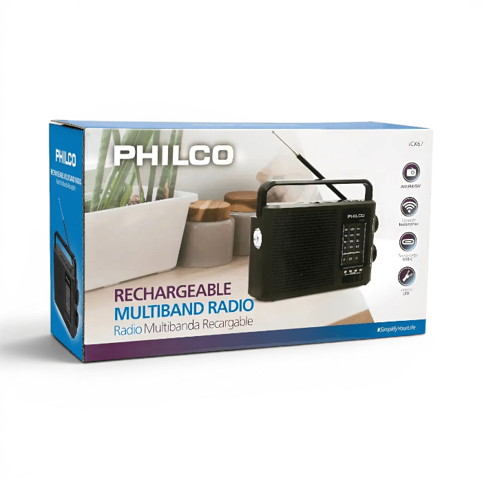 Radio Portátil Philco ICX67 Multibanda4