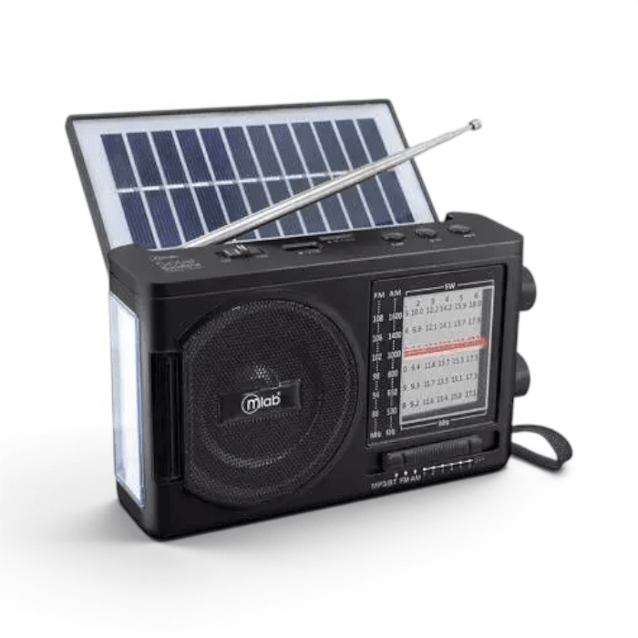 Radio Portátil Solar Mlab Sunshine Light 94601
