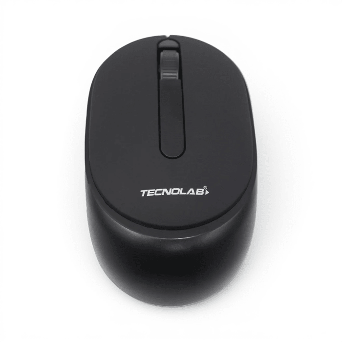 Mouse Tecnolab TL582BK Inalámbrico Dual Bluetooth y 2.4GHz 1000 DPI 3 Botones Negro1